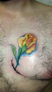 Yellow Rose Tattoo Pictures