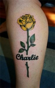 Yellow Rose Tattoos