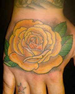 Yellow Roses Tattoo