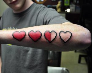 Zelda Heart Tattoo