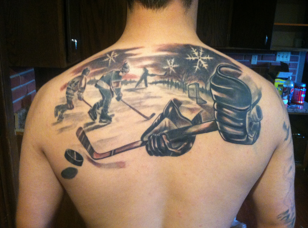 Hockey Tattoos Designs, Ideas and Meaning | Tattoos For You