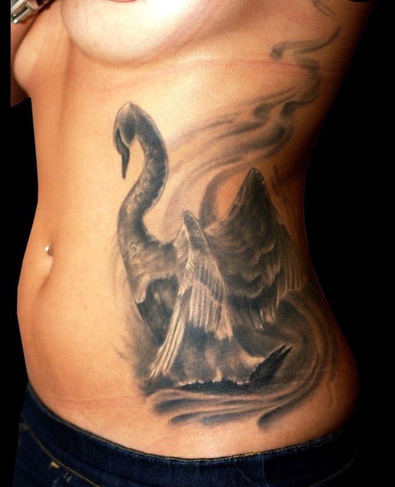 Swan Tattoos for Women.