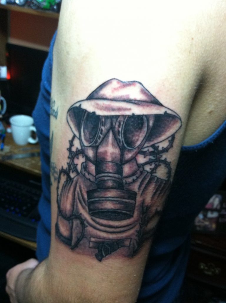 Gas Mask Tattoos Designs, Ideas and Meaning Tattoos For You
