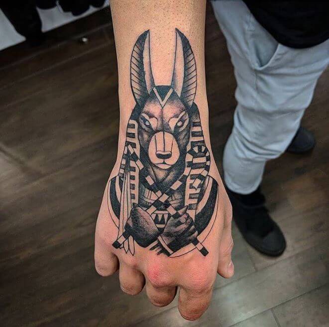 Anubis Tattoos Designs, Ideas and Meaning | Tattoos For You