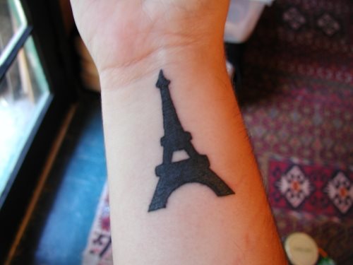 57 Famous Eiffel Tower Tattoos