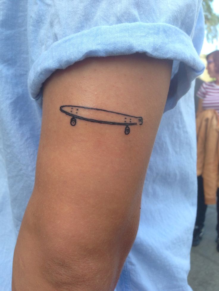 Skateboard Tattoos Designs, Ideas and Meaning - Tattoos For You