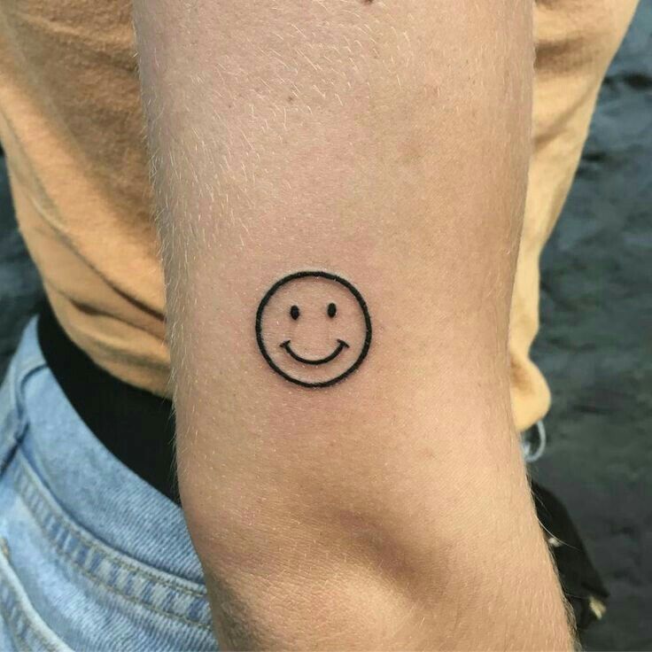 Simple Smiley Tattoos