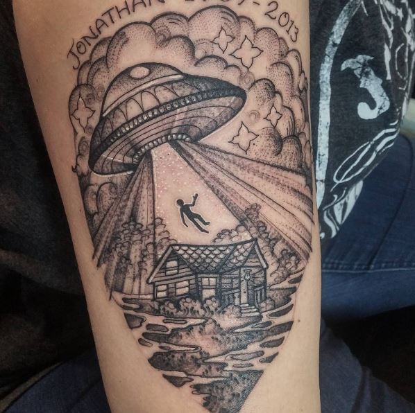 UFO Tattoos Designs Ideas and Meaning Tattoos For You