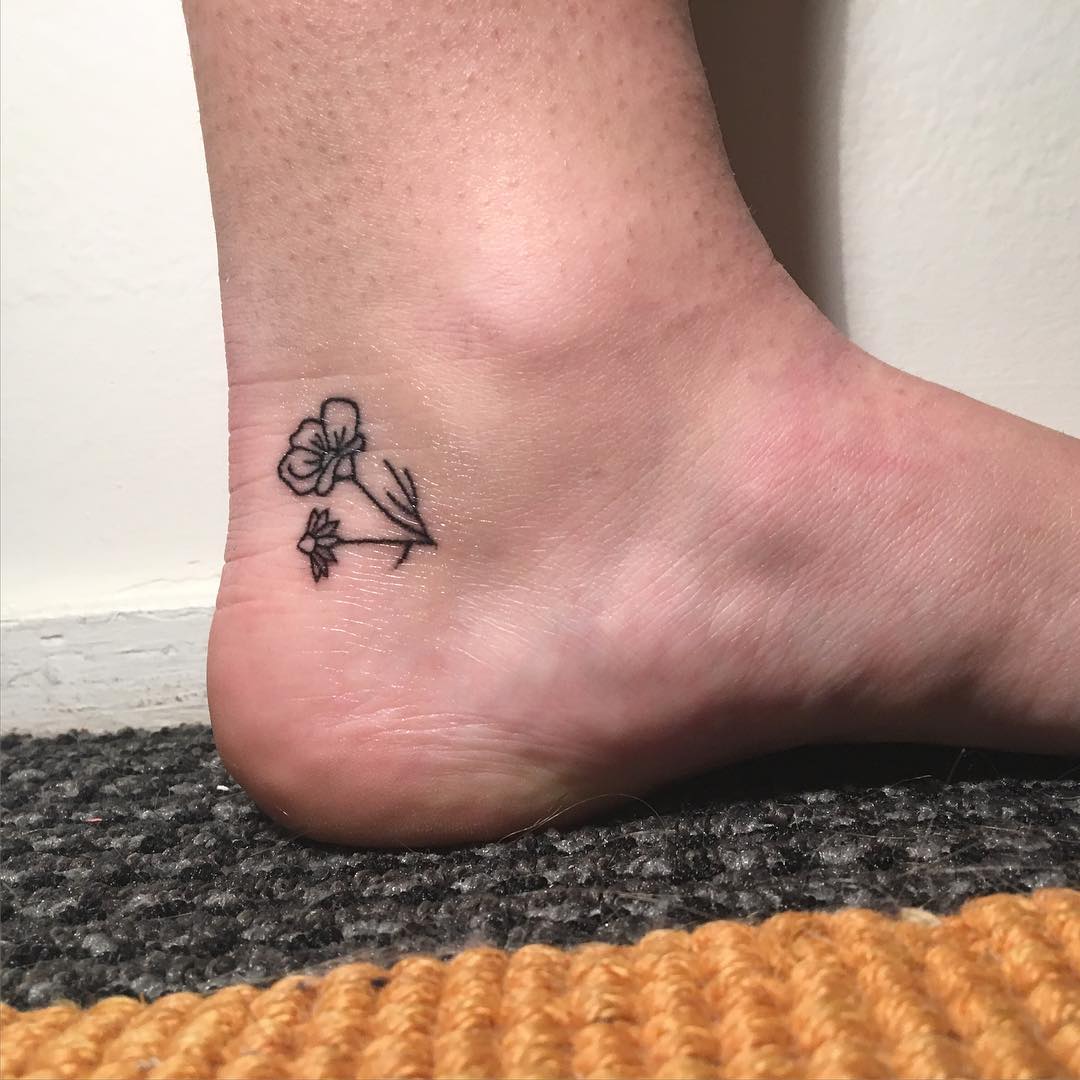  Small Ankle Tattoos Designs Ideas and Meaning Tattoos 