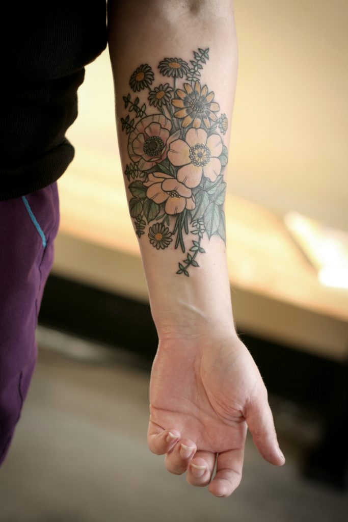 tattoo ideas leg sleeve Latest purple tattoos