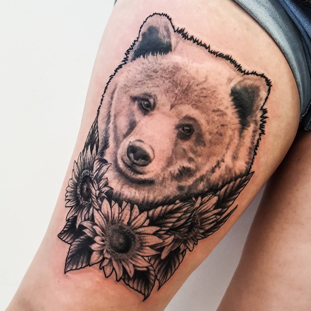 Grizzly Bear Tattoos Designs Ideas And Meaning Tattoos For You
