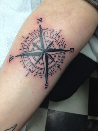 Compass Tattoos for Men Images