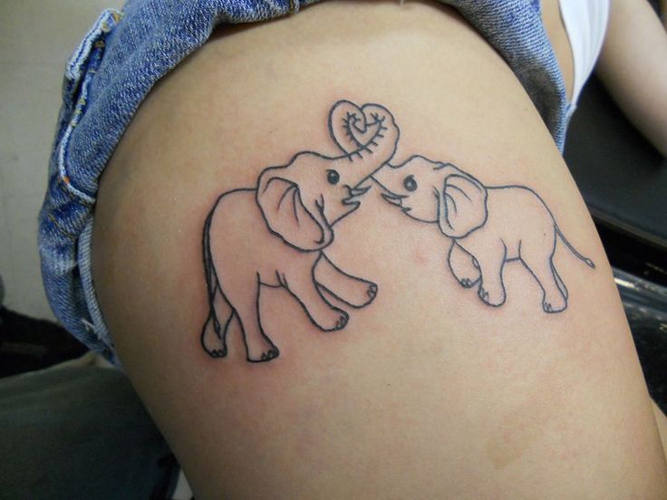 Animal Thigh Tattoos - wide 3