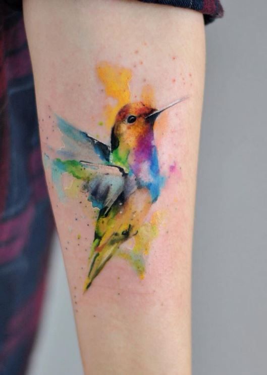 Watercolor Bird Tattoo Designs,Ideas and Meaning | Tattoos For You