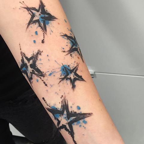 83 Amazing And Distinctive Ideas Of Star Tattoo Ideas For Wrist  Psycho  Tats