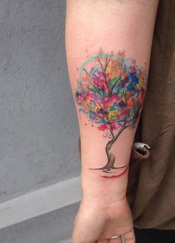 68 Delightful And Touching Tree Tattoos Ideas And Designs For Chest   Psycho Tats