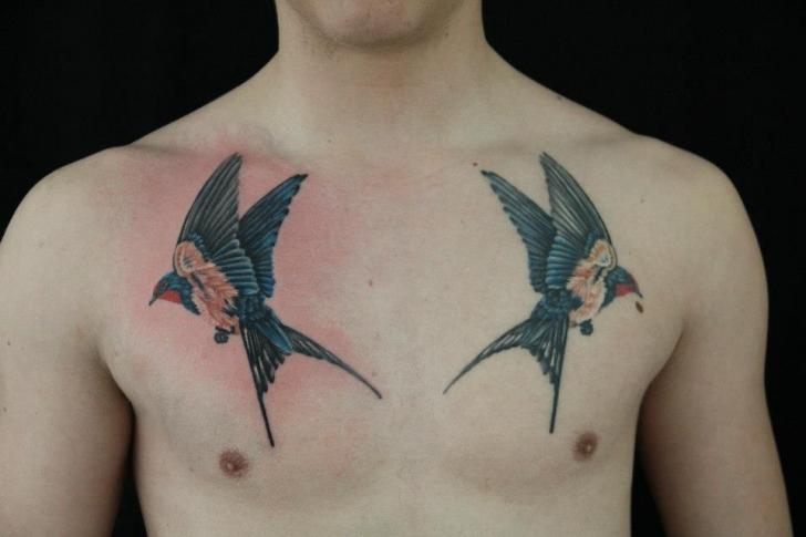 Bird Chest Tattoo Designs, Ideas and Meaning - Tattoos For You