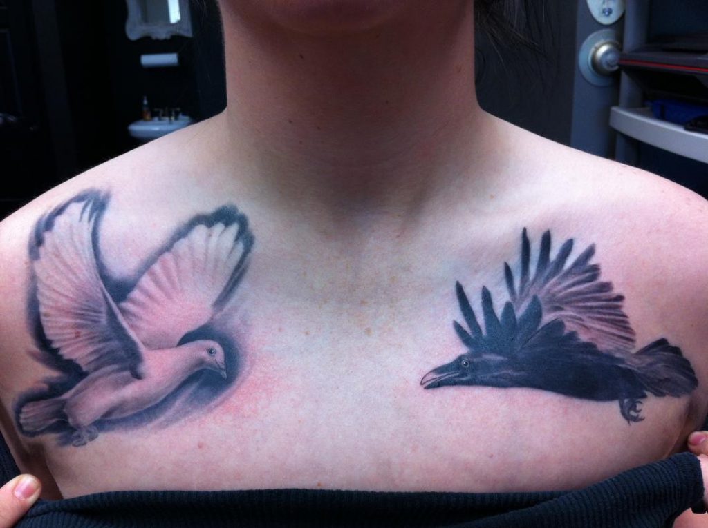 Bird Chest Tattoo Designs, Ideas and Meaning Tattoos For You