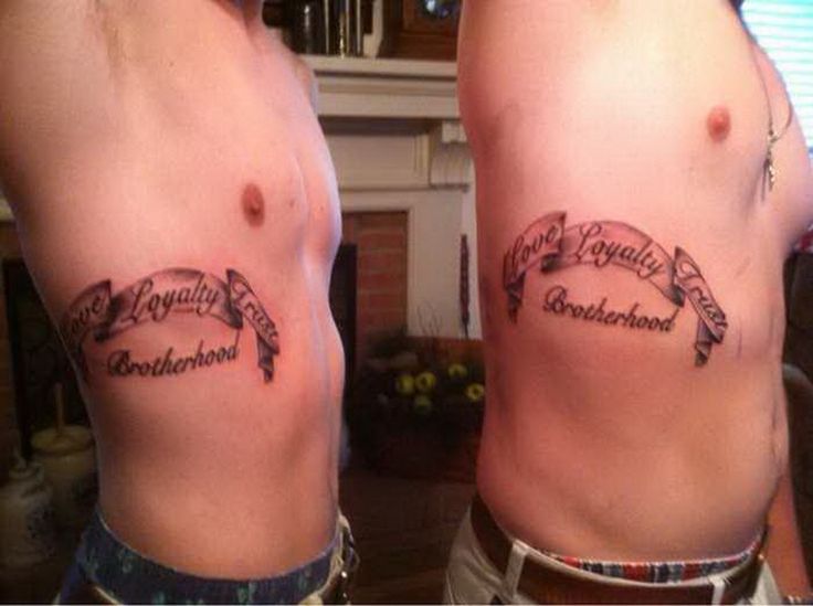 Matching Tattoos Brothers.