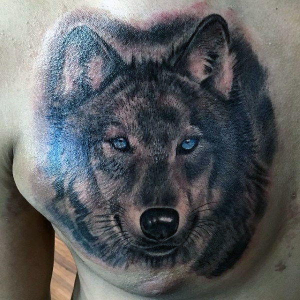 Wolf Chest Tattoo Designs, Ideas and Meaning - Tattoos For You