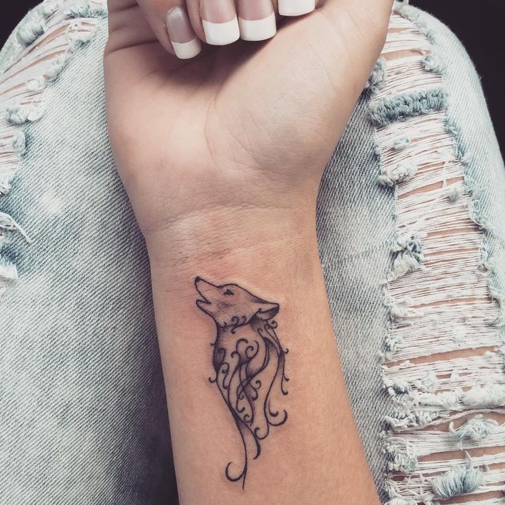 Wolf Wrist Tattoo Designs, Ideas and Meaning | Tattoos For You