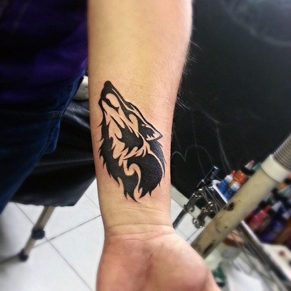 Wolf Wrist Tattoo Designs, Ideas and Meaning | Tattoos For You