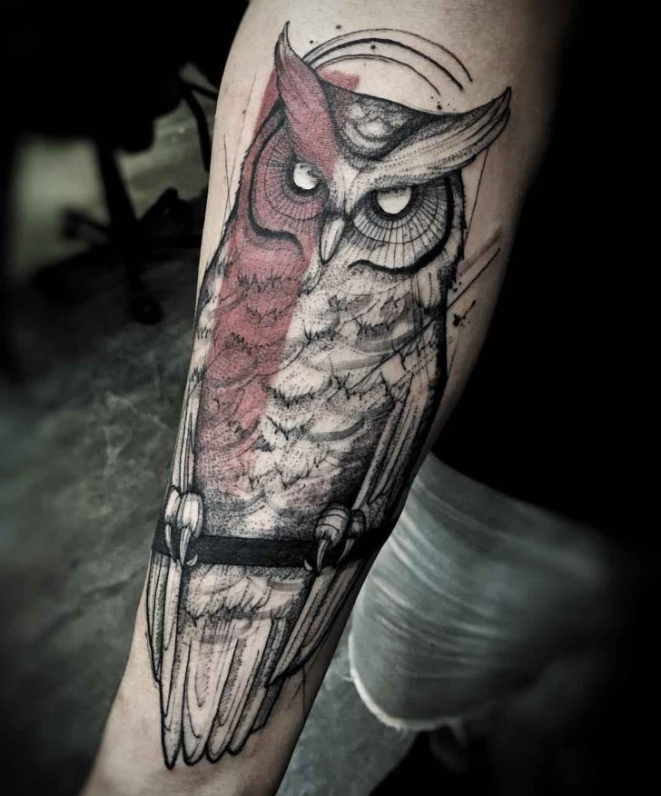 Owl Tattoo On Forearm Designs Ideas And Meaning Tattoos For You