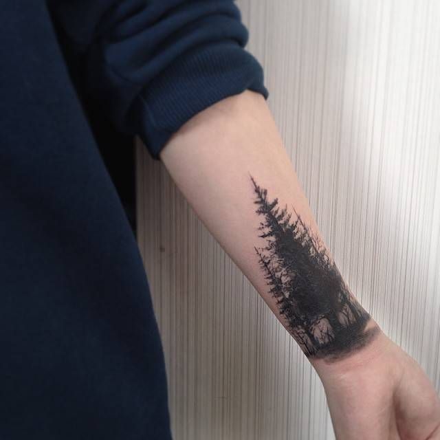 Forearm Forest Tattoo Designs, Ideas and Meaning - Tattoos For You