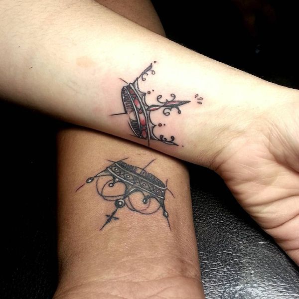 Matching Crown Tattoos Designs, Ideas and Meaning - Tattoos For You