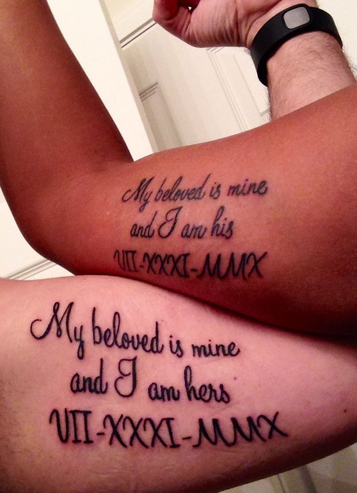 Matching Tattoos His And Hers 