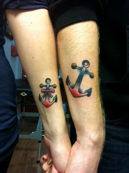 Matching Tattoos for Boyfriend and Girlfriend Designs, Ideas and