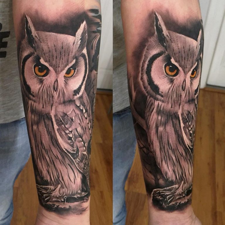 Owl Tattoo on Forearm Designs, Ideas and Meaning Tattoos For You