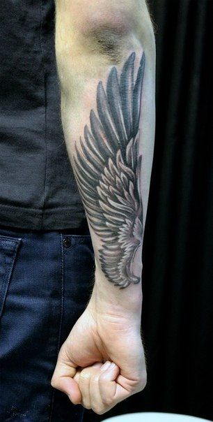 Forearm Wing Tattoo Designs, Ideas and Meaning | Tattoos For You