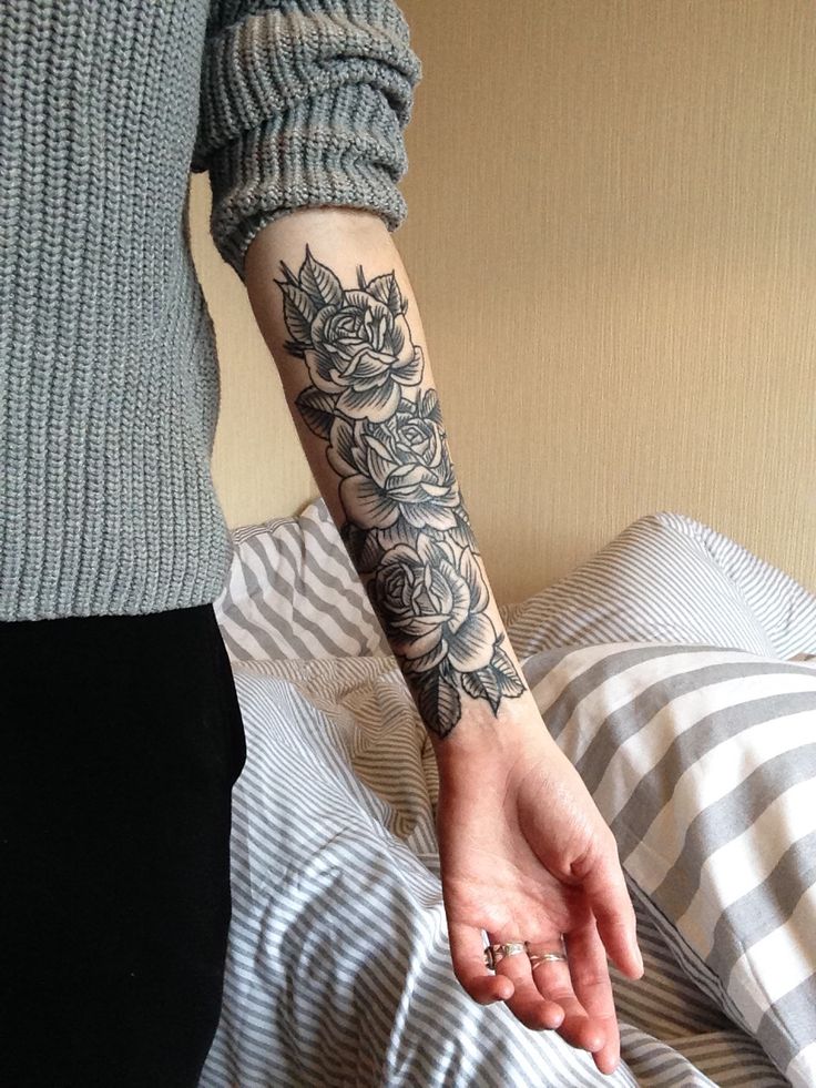 Rose Forearm Tattoo Designs, Ideas and Meaning | Tattoos ...