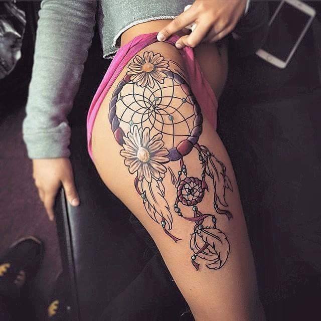Side Thigh Tattoos Designs, Ideas and Meaning Tattoos
