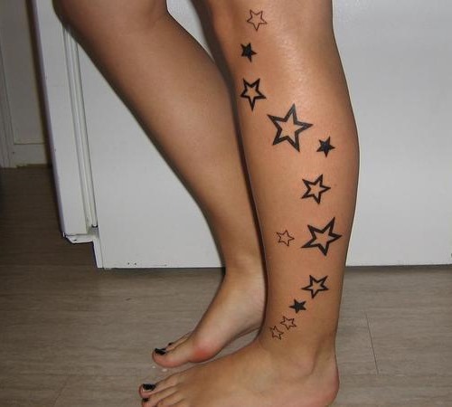 Lower Leg Small Tattoos For Females