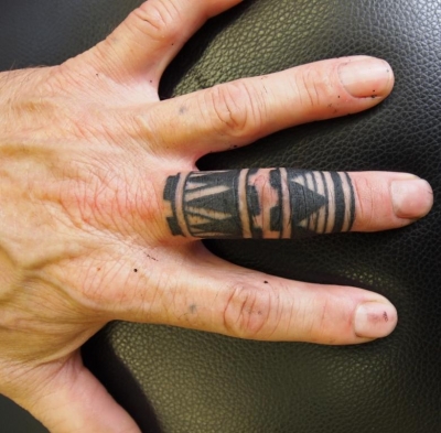 Stylish Tribal Tattoo On Finger  Tattoo Designs Tattoo Pictures
