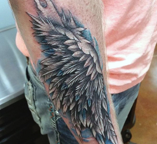 Forearm Wing Tattoo Designs, Ideas and Meaning - Wing Forearm Tattoo