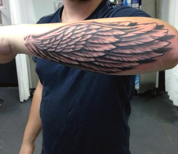 Forearm Wing Tattoo Designs, Ideas and Meaning | Tattoos For You