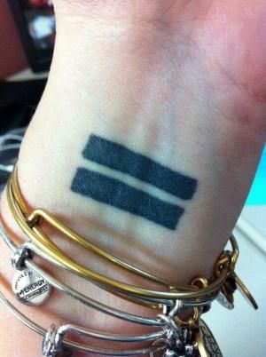 What Does Equal Sign Tattoo Mean  Represent Symbolism
