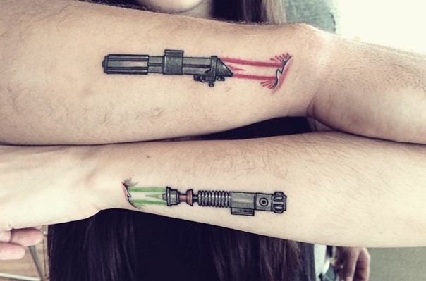 101 Best Minimalist Lightsaber Tattoo Ideas That Will Blow Your Mind   Outsons