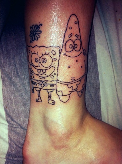 Spongebob Tattoos Designs, Ideas and Meaning | Tattoos For You