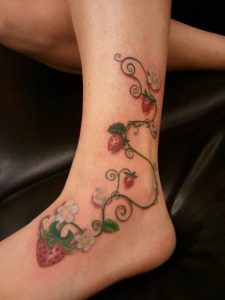 Strawberry Tattoo Designs, Ideas and Meaning - Tattoos For You