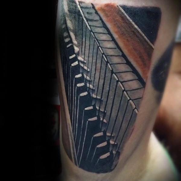 Piano Tattoo Designs, Ideas and Meaning | Tattoos For You