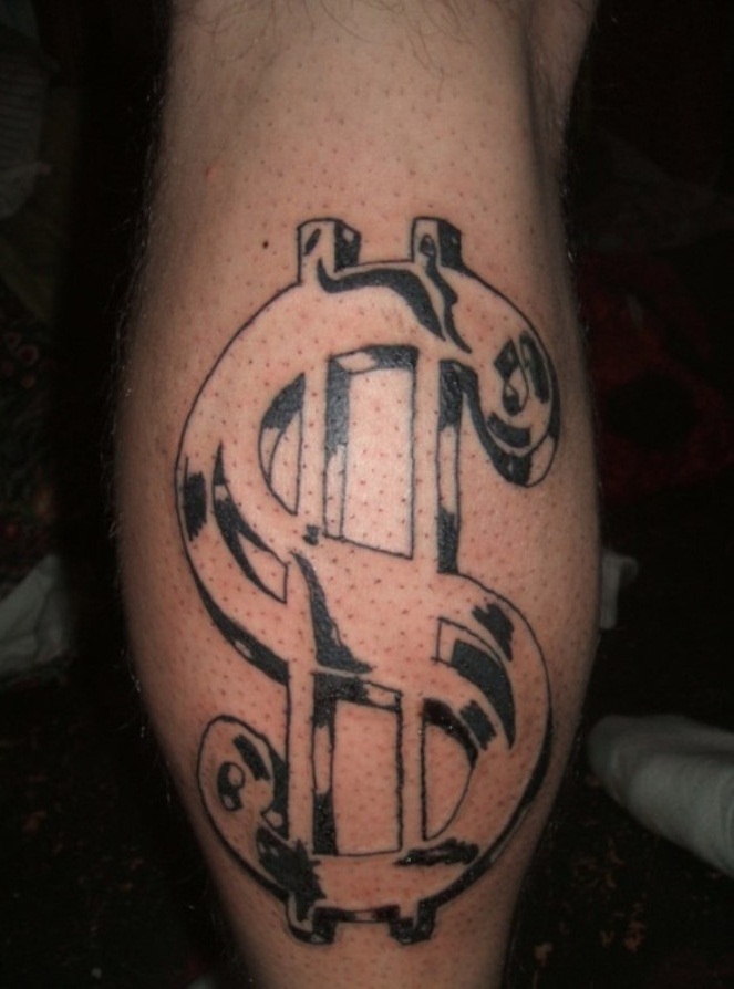 Dollar Sign Tattoo Designs, Ideas and Meaning | Tattoos ...