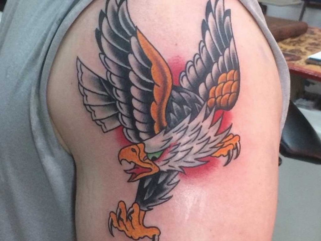 Eagle Shoulder Tattoo Designs, Ideas and Meaning - Tattoos For You