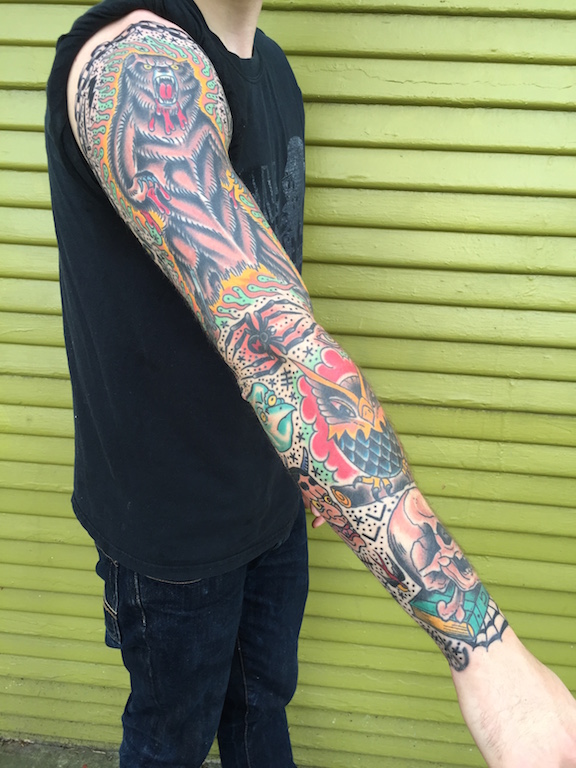Traditional Tattoo Sleeve Designs, Ideas and Meaning | Tattoos For You