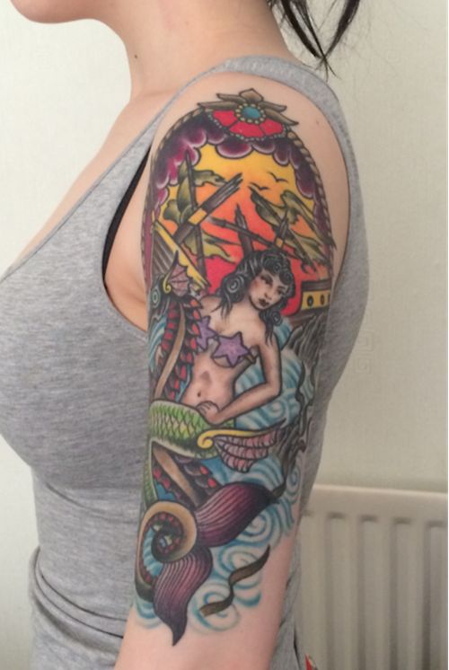 Traditional Tattoo Sleeve Designs, Ideas and Meaning ...