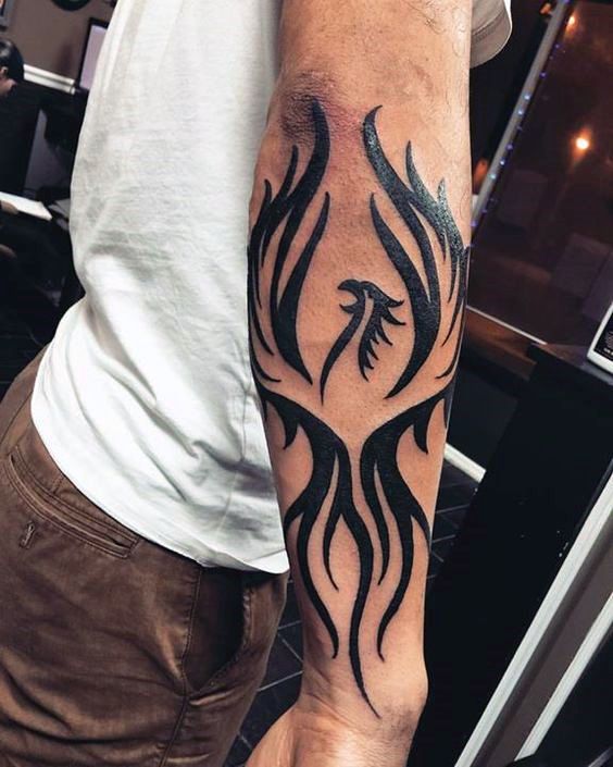 tribal tattoos for men forearm