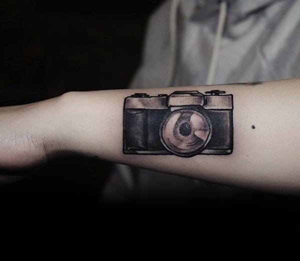 30 Fantastic Body Camera Tattoos For Every Camera Lover
